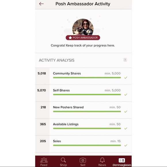 #PoshAmbassador Status! - Picture 2 of 3